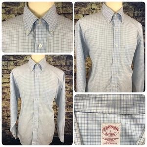 Brooks Brothers 1818 Mens Long Sleeve Shirt Large